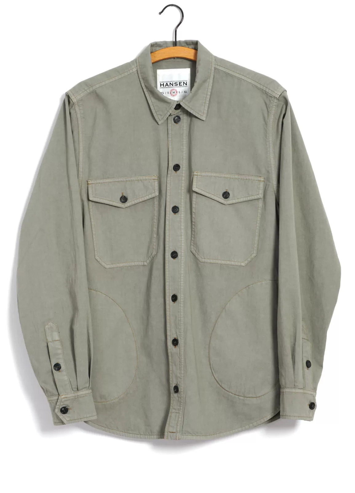 Online Ruben | Casual Over Shirt | Light Sage Shirts