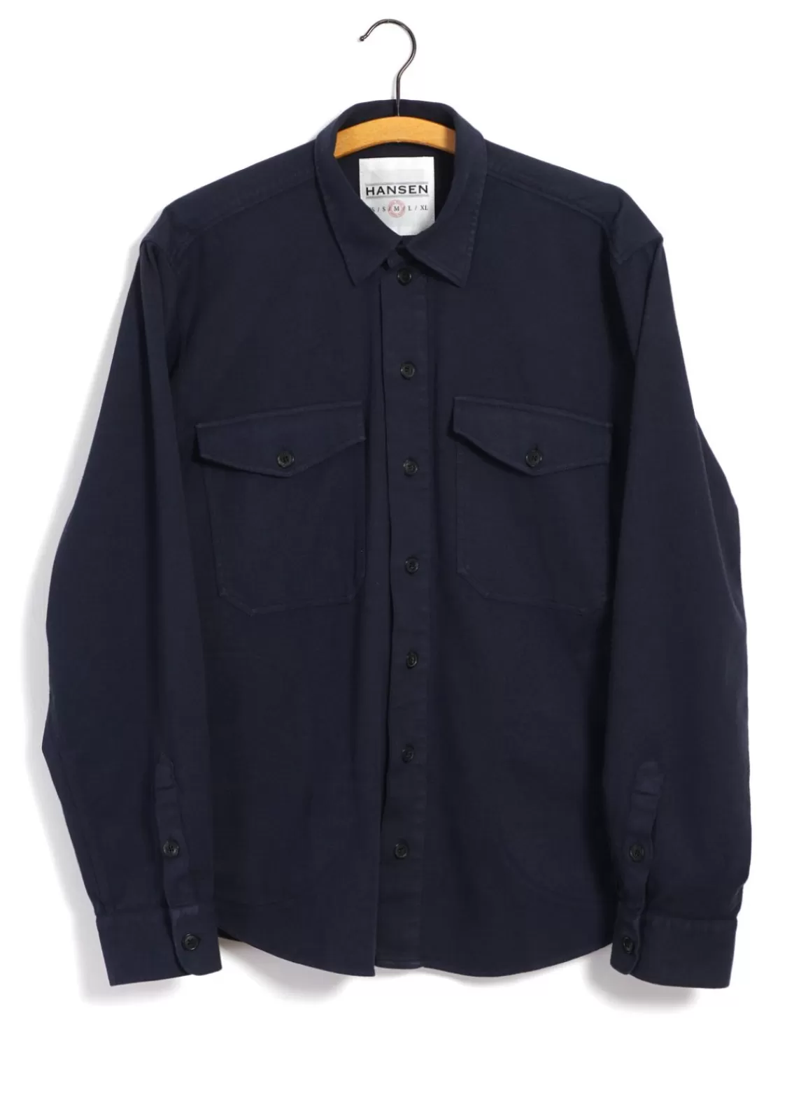 Online Ruben | Casual Over Shirt | Navy Shirts