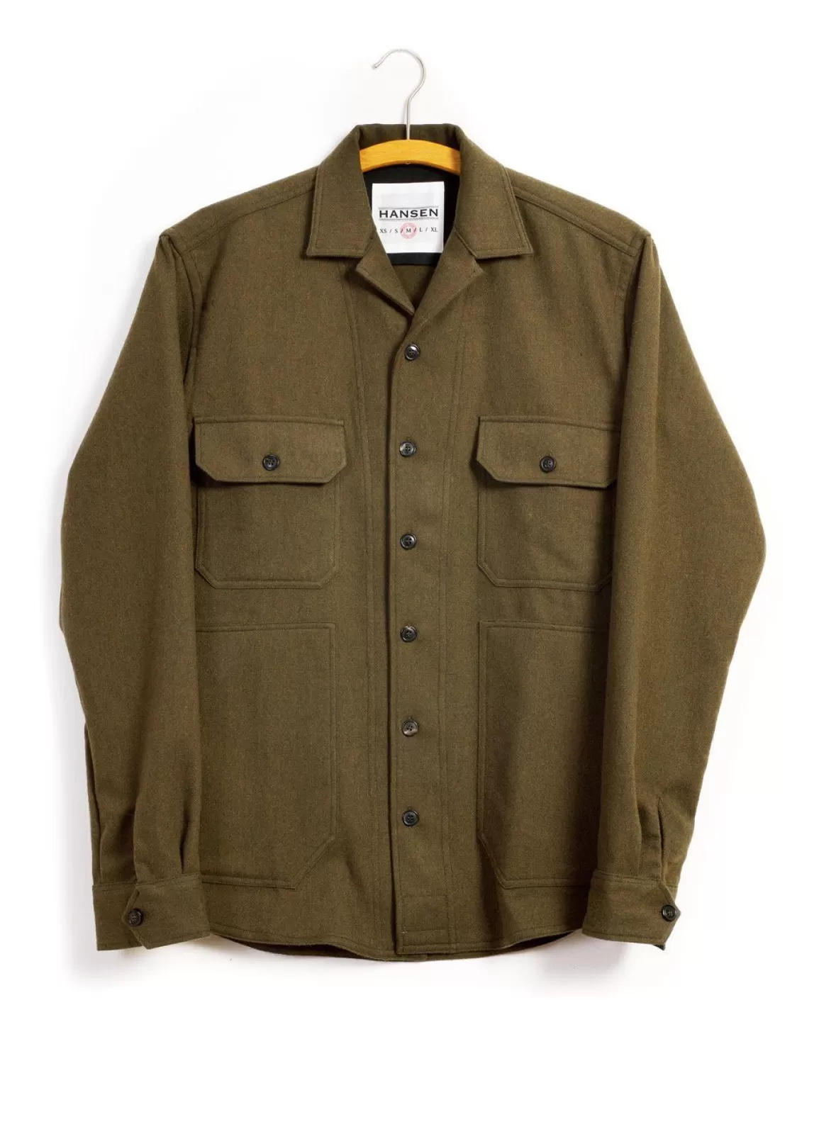 New Stefan | Worker Overshirt | Olive Shirts