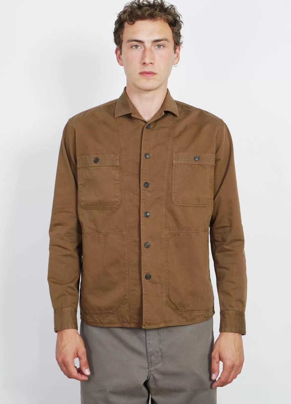 Online Sunny | Casual Dyed Over-Shirt | Nut Shirts