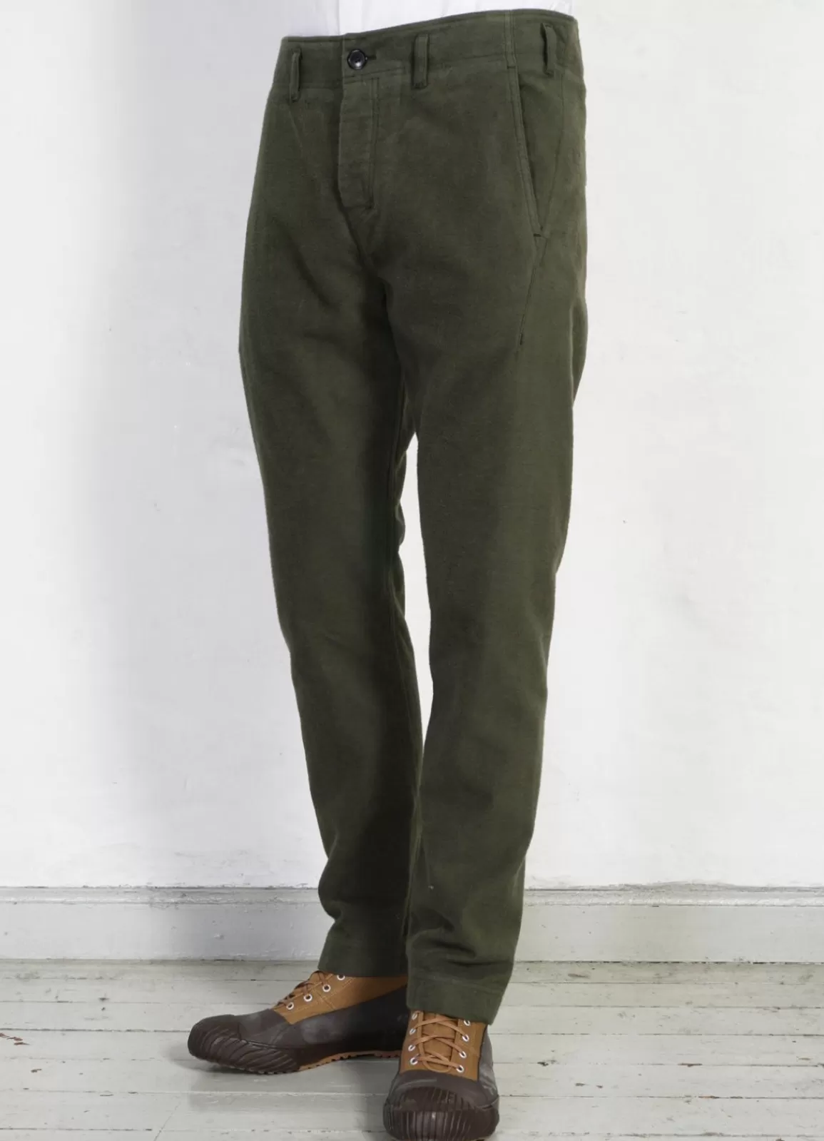 Fashion Svenning | Slim Fit Trousers | Dark Green Trousers