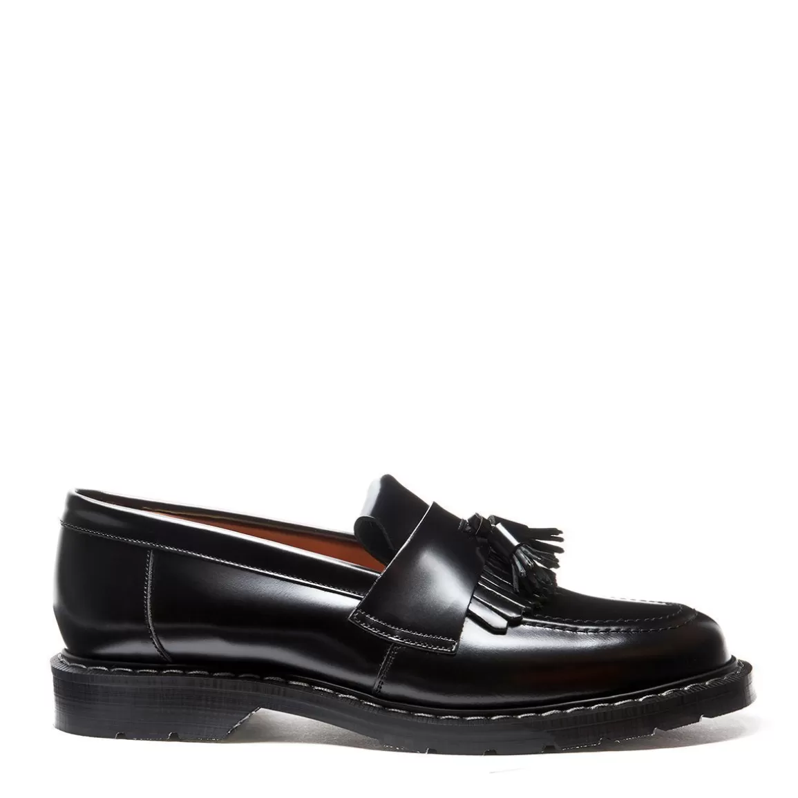 Store Tassel Loafer | Black High Shine Shoes