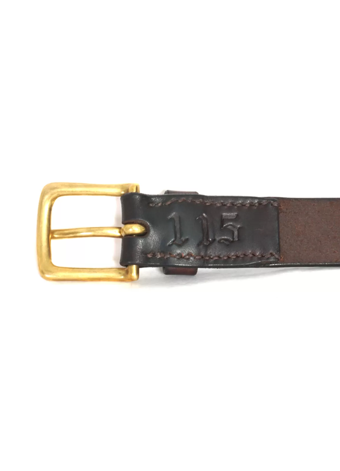 Sale The Jens Belt | Handmade Leather Belt | Brown/Brass Belts