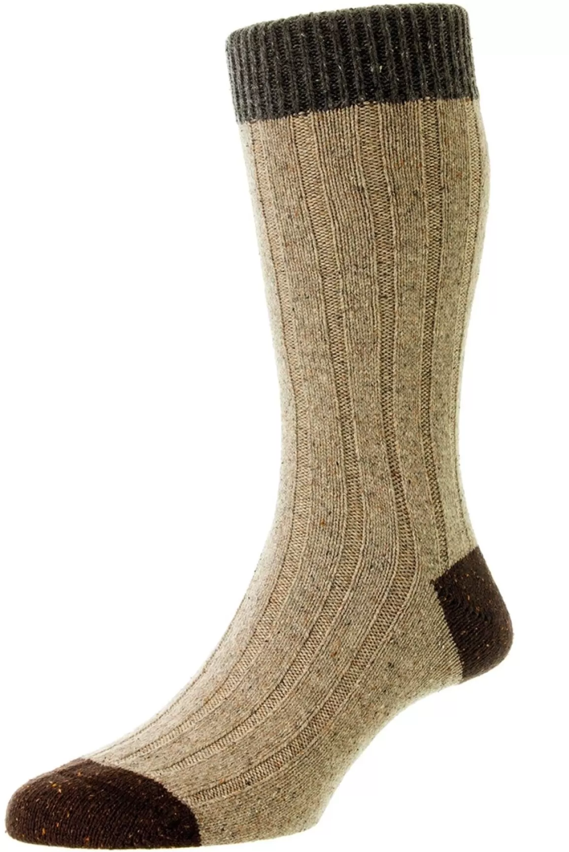 Clearance Thornham | Heavy Gauge Wool | Natural Fleck Socks