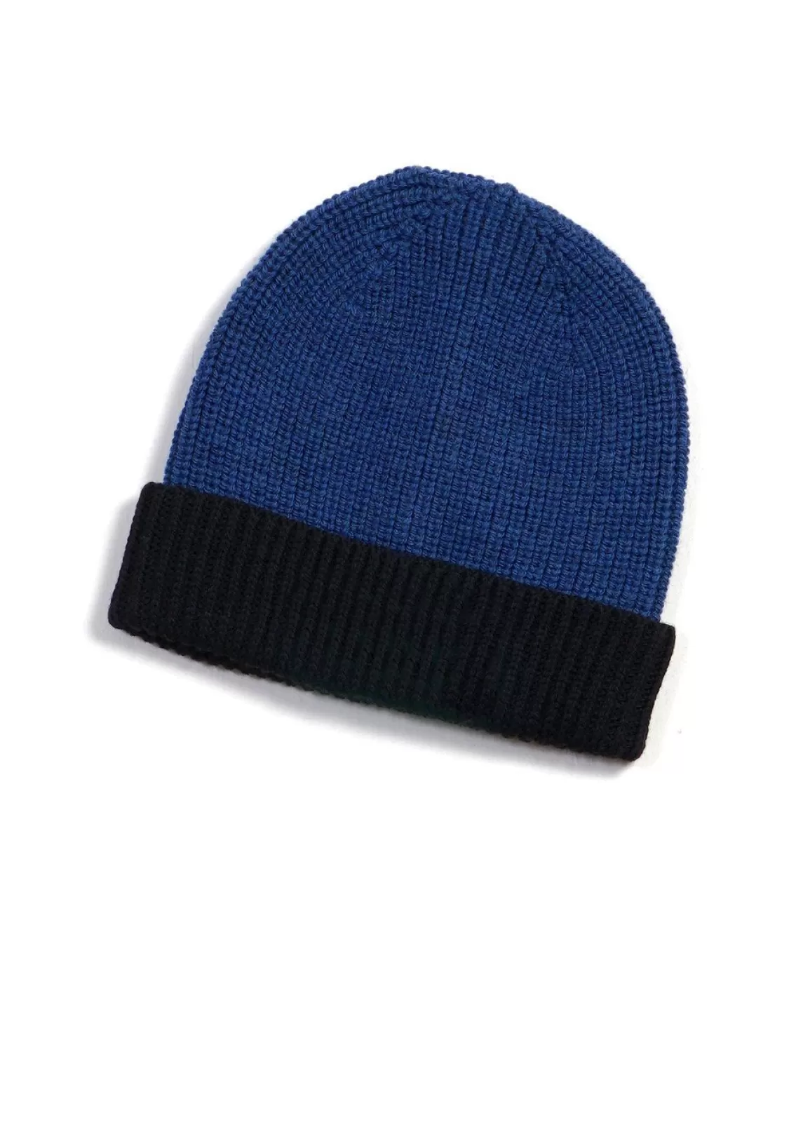 Outlet Tore | Block Colour Beanie | Blue/Black Knitwear