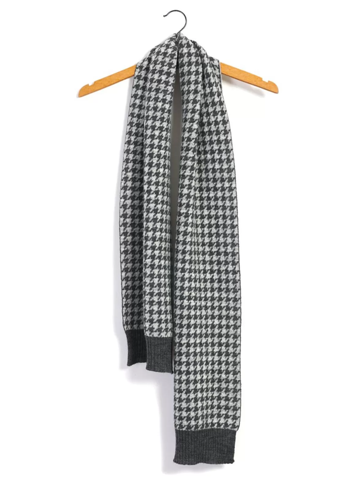 Best Sale Torsten | Hounds Tooth Scarf | Grey Hound Knitwear