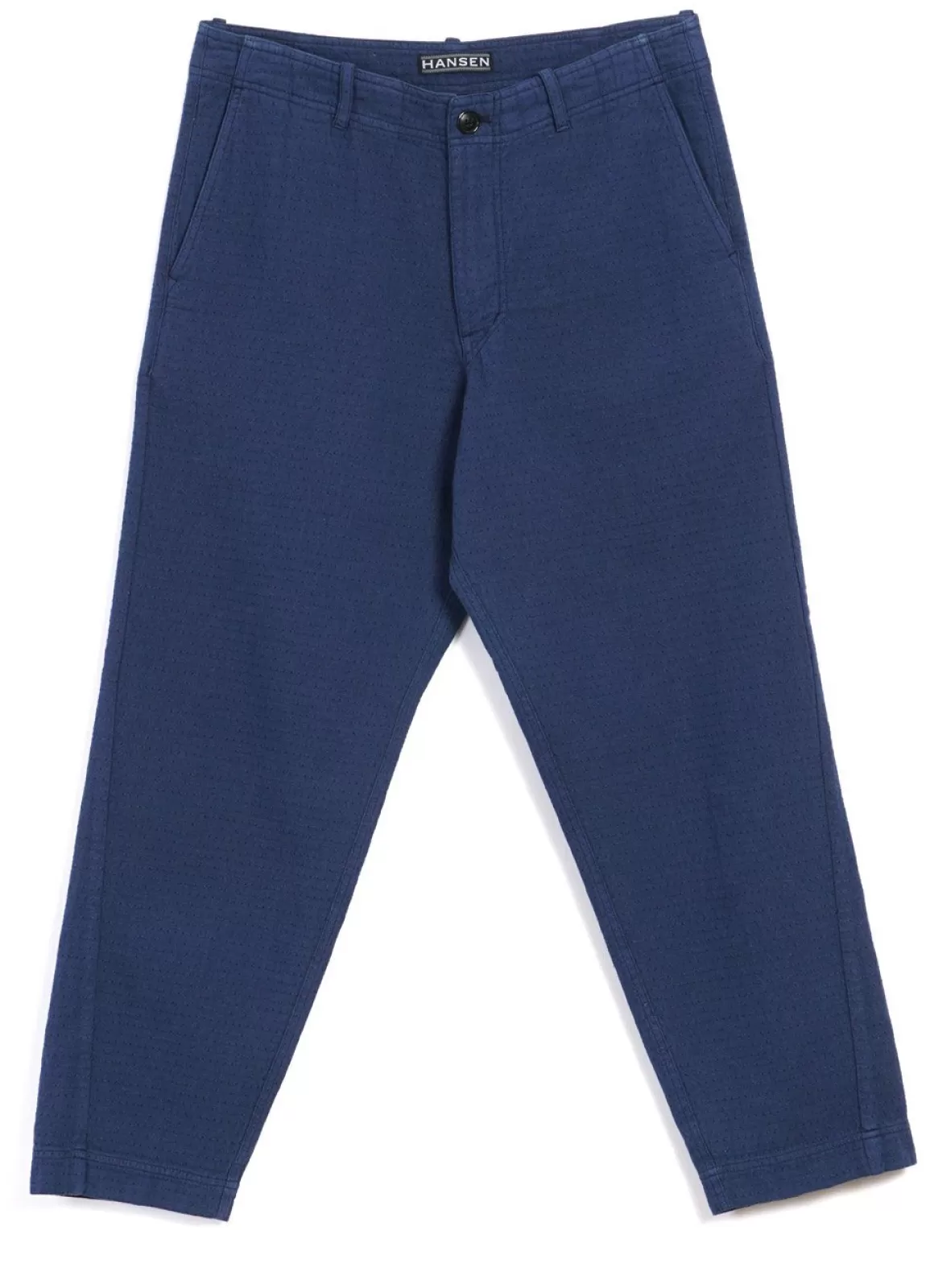 Best Sale Trygve | Wide Cut Cropped Trousers | Blue Trousers