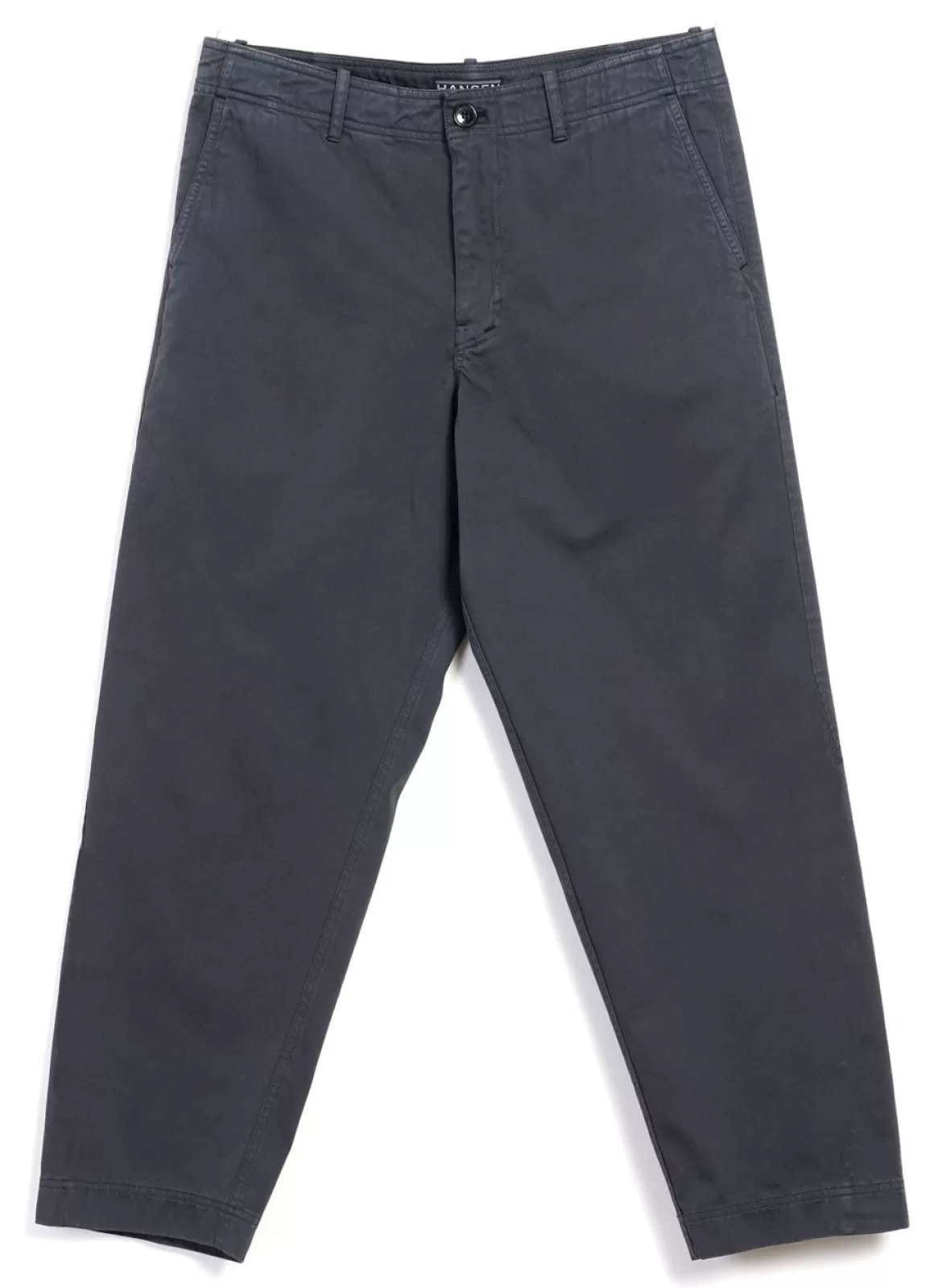 Cheap Trygve | Wide Cut Cropped Trousers | Grey Trousers