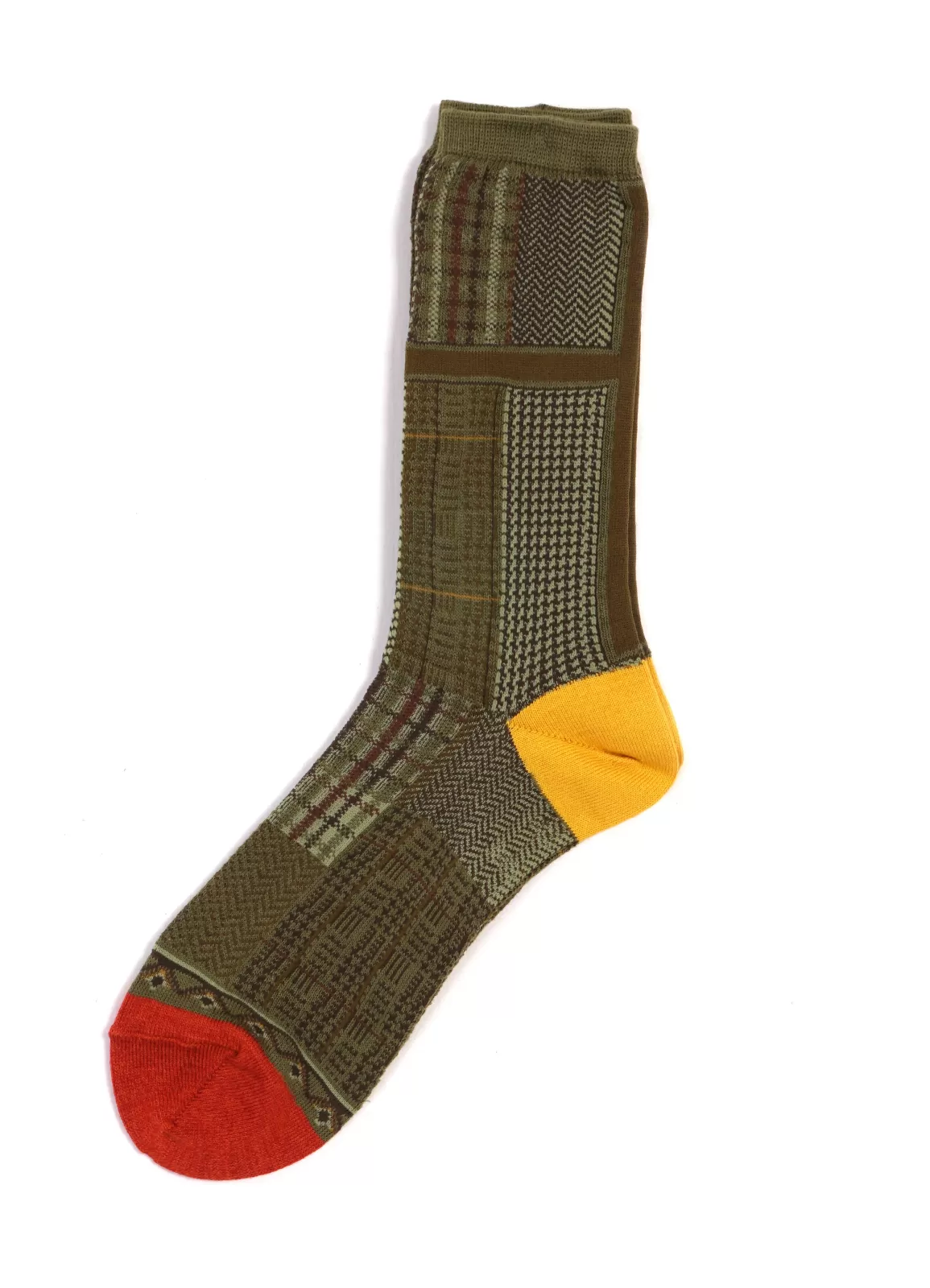 New Tweed Cloth | 144 Yarns Navajo Socks | Khaki Socks