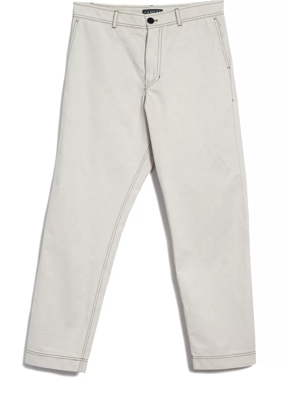 Cheap Tyge | Wide Cut Cropped Trousers | Natural Trousers