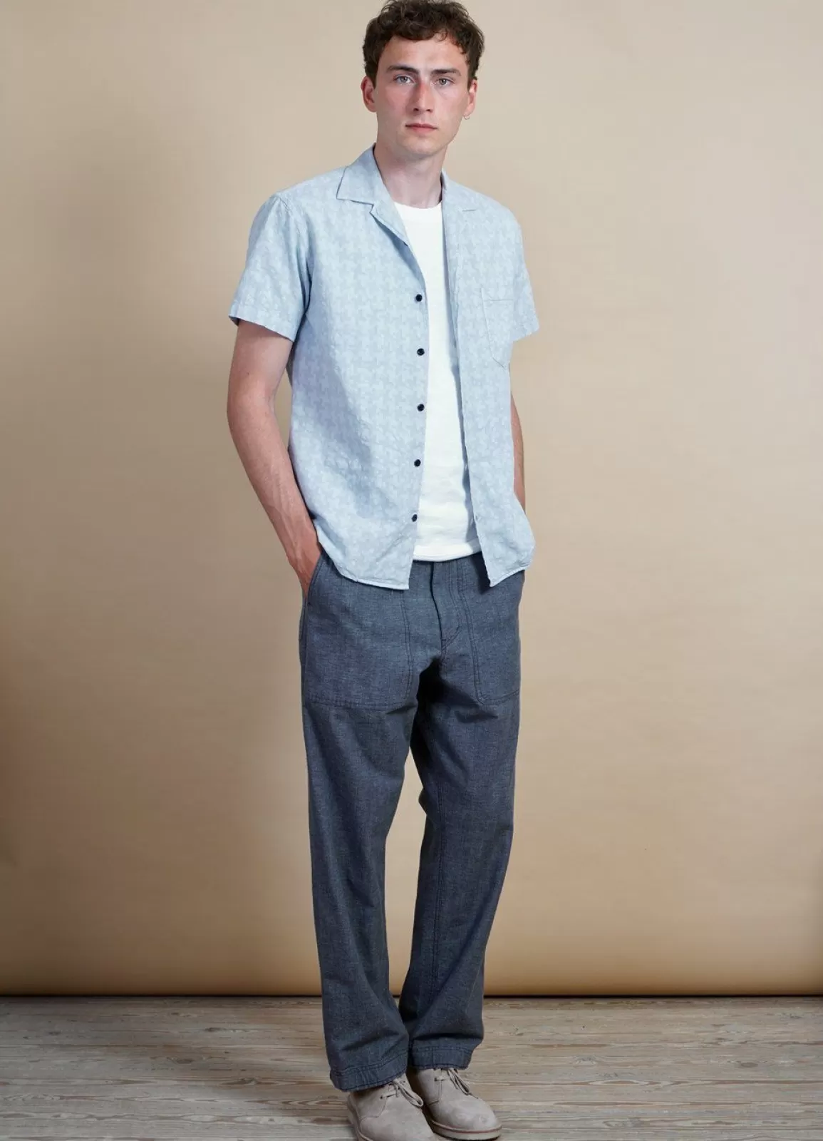 Hot Ville | Loose Fit Trousers | Stone Trousers