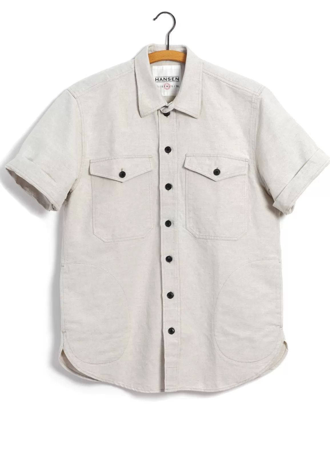 Discount Villy | Short Sleeve Shirt | Flax Nature Shirts