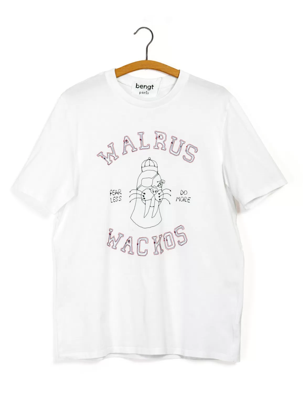 New Walrus | Embroidered T-Shirt | White Jerseys