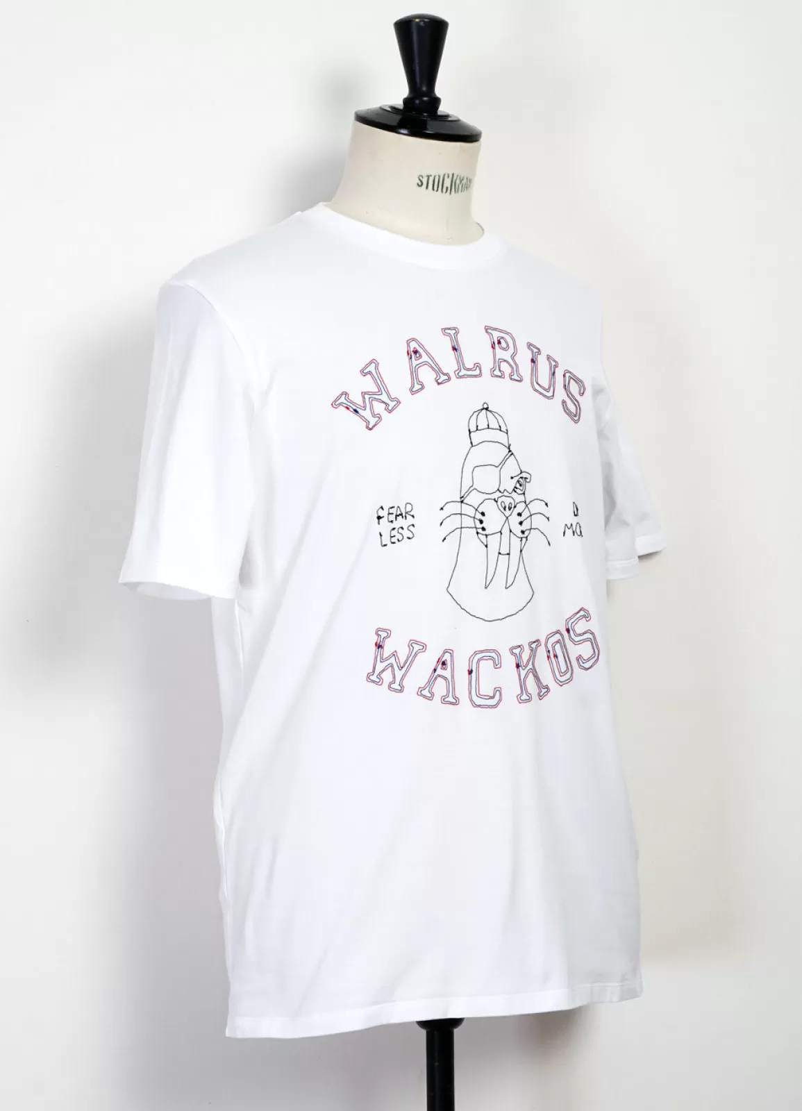 New Walrus | Embroidered T-Shirt | White Jerseys