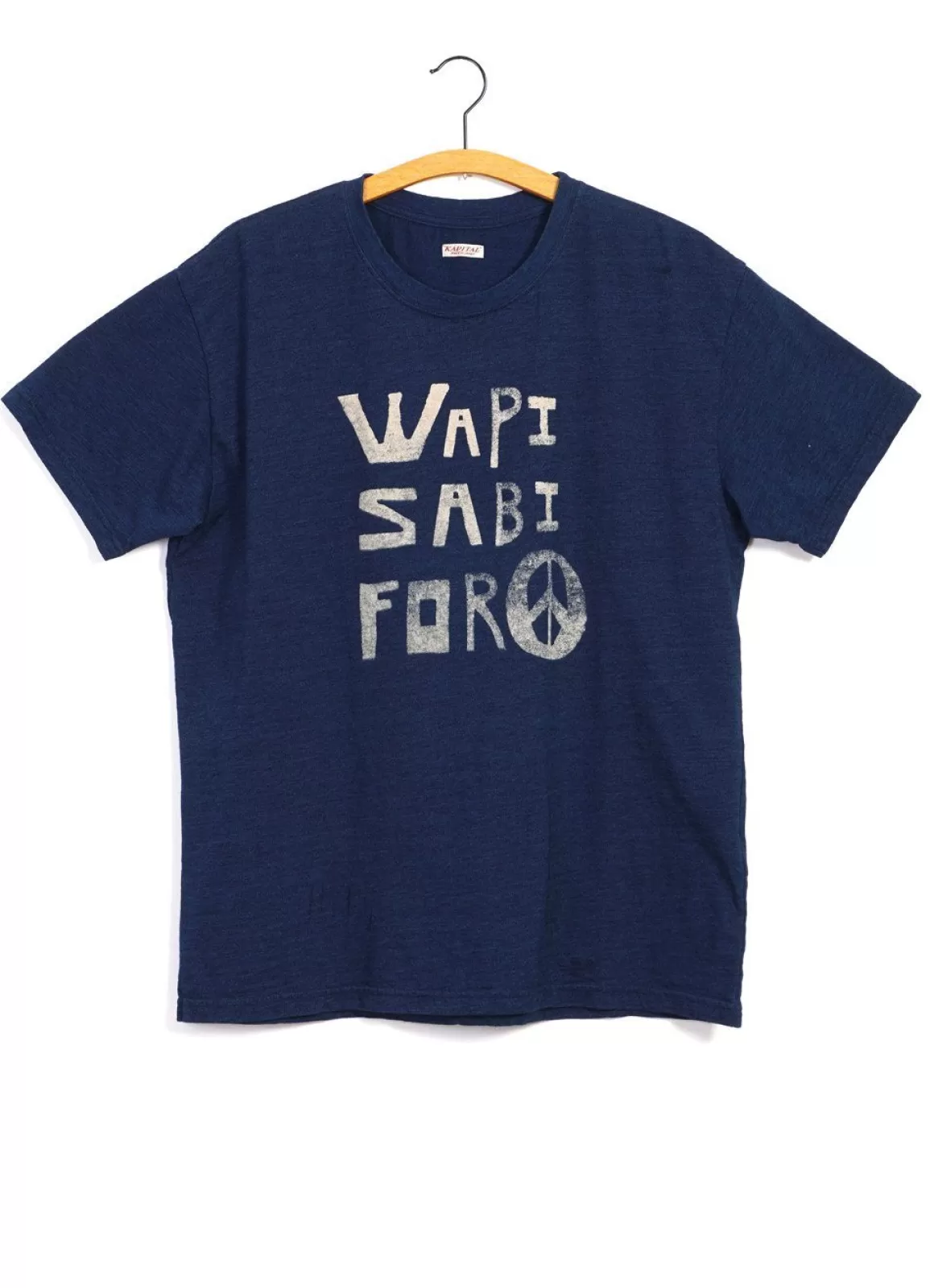 Fashion Wapi Sabi For Peace | Crew Neck T | Indigo Jerseys