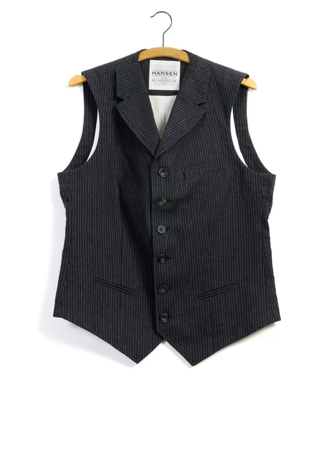 Best Sale William | High Lapel Waistcoat | Black Pin Waistcoats