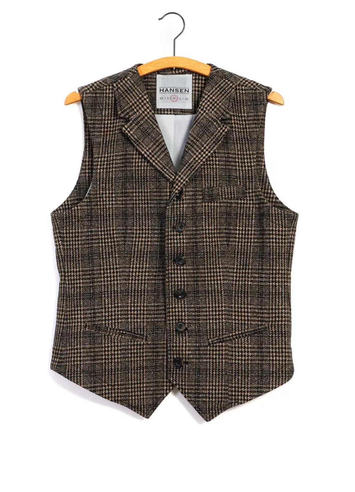 Best Sale William | Lapel Waistcoat | Checkered Waistcoats