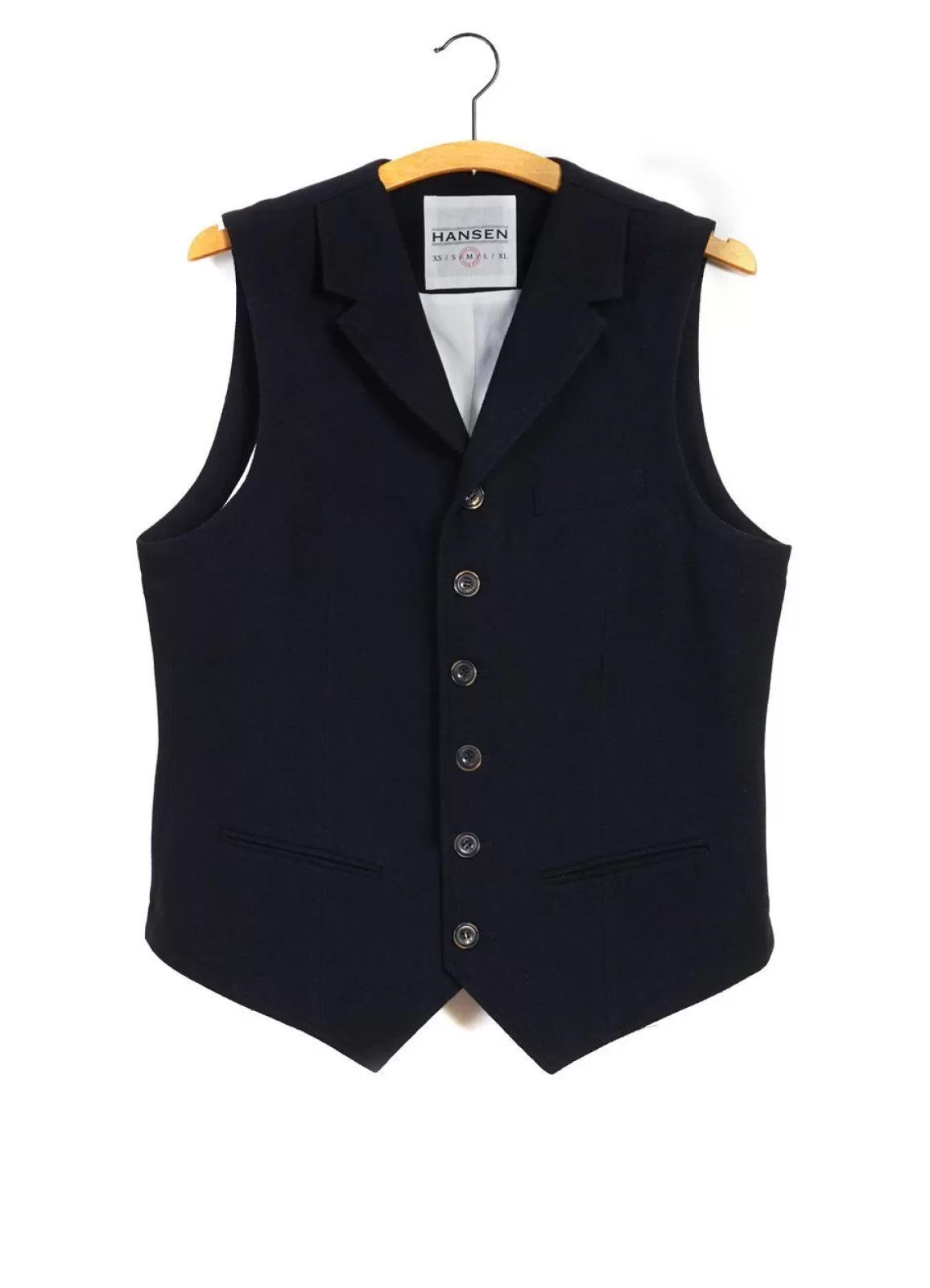 Best Sale William | Lapel Waistcoat | Deep Indigo Waistcoats