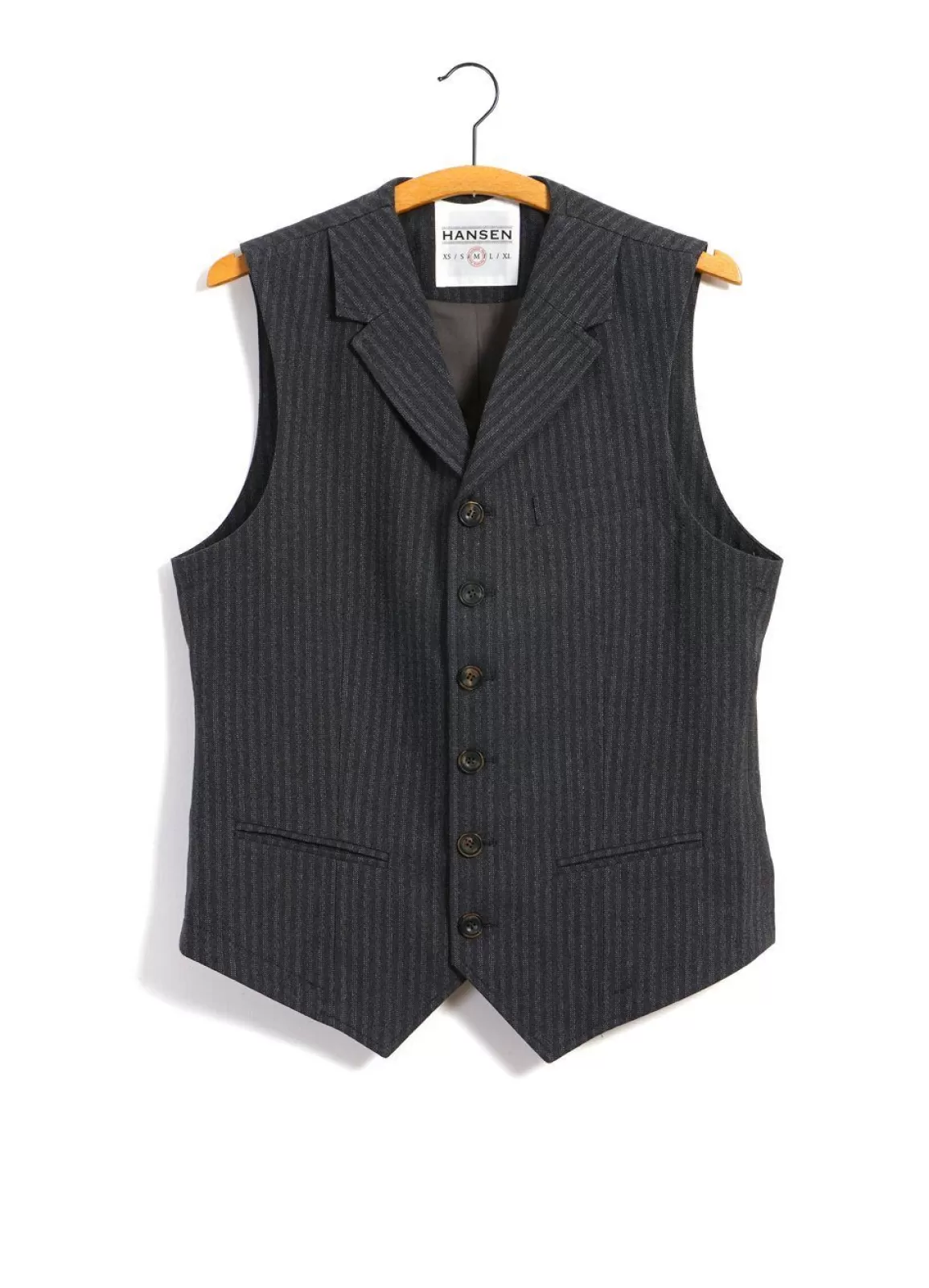 Best William | Lapel Waistcoat | Grey Pin Waistcoats