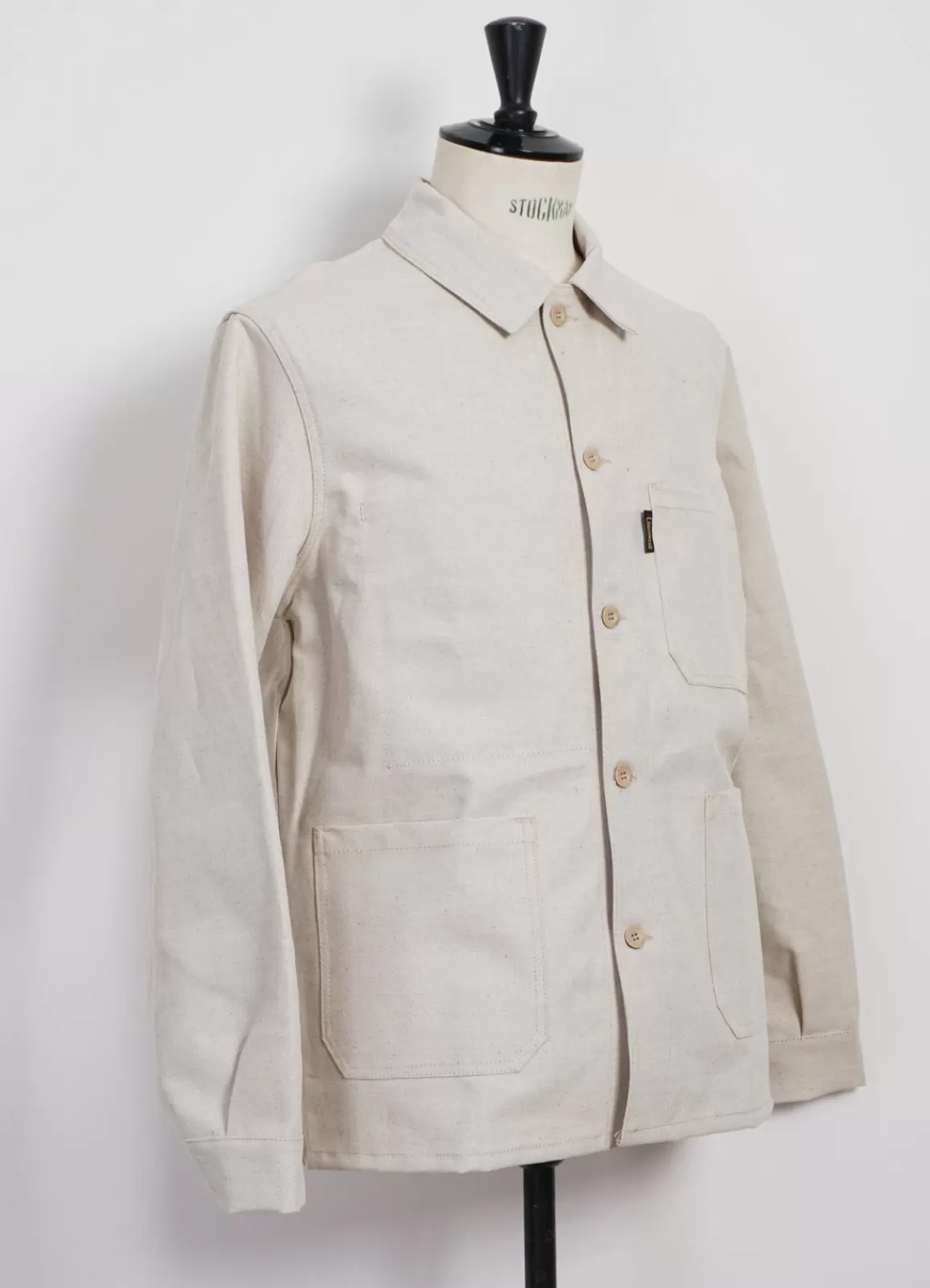 Shop Work Jacket | Linen/Cotton Blend | Flax Nature Jacket & Coats