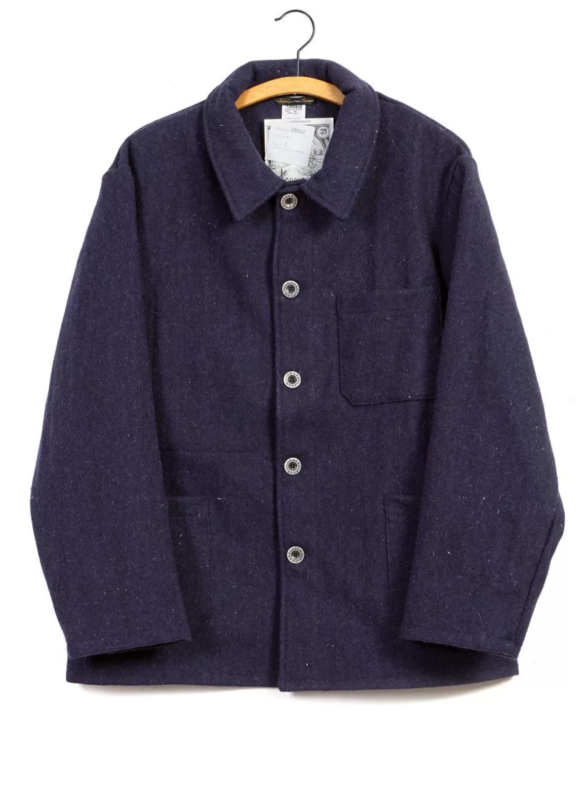 Online Work Jacket | Wool | Blue Jacket & Coats